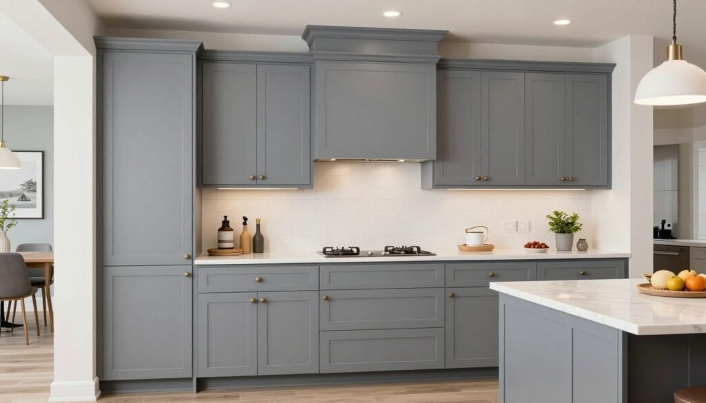 Waypoint Living Spaces 650 Series kitchen cabinets showing semi-custom best kitchen cabinets with premium finishes and organizational features